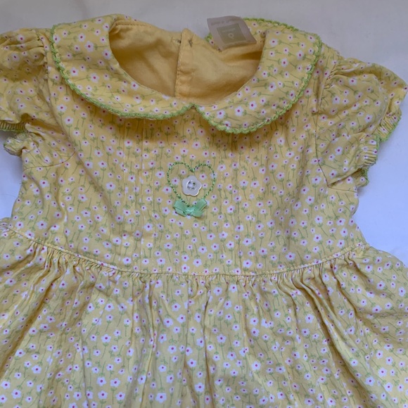 Carter’s 6 month yellow floral dress with diaper cover - perfect for spring - Picture 3 of 10